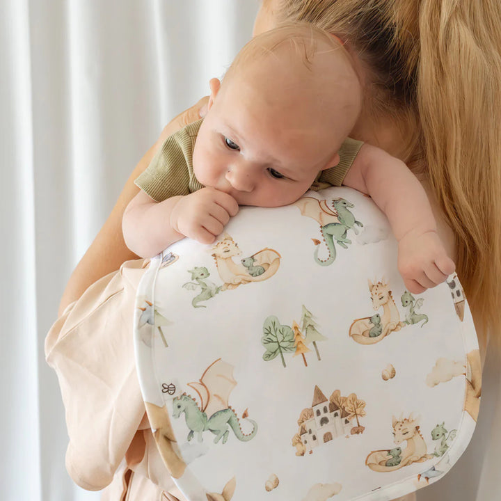 Snuggle Hunny Organic Cotton Burp Cloth - Dragon