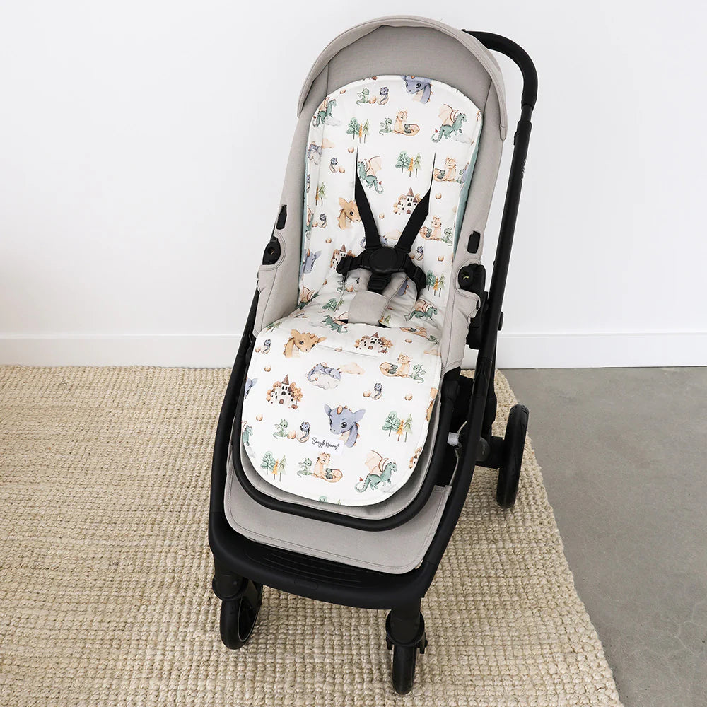 Snuggle Hunny Universal Organic Pram Liner - Dragon
