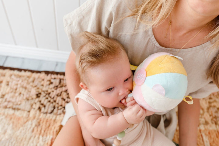 OB Designs Baby Sensory Ball Autumn | Soft & Plush Toys - Blue