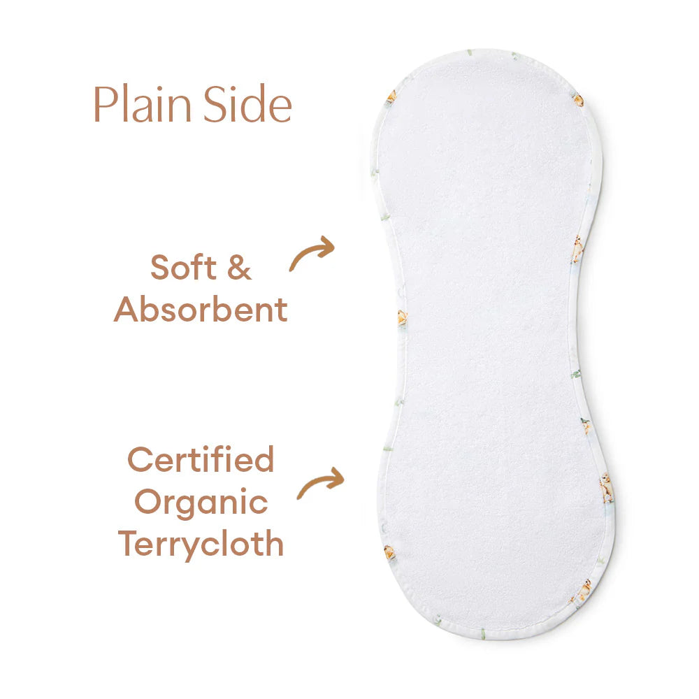 Snuggle Hunny Organic Cotton Burp Cloth - Duck Pond