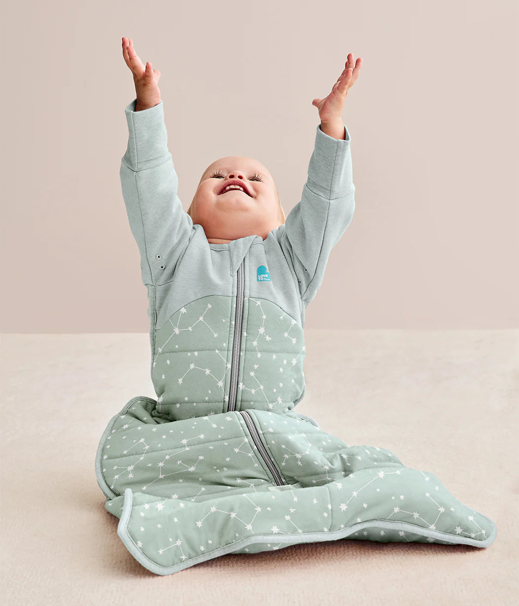 Sleep Bag 2.5T Quilted Stretch Cotton Stellar Olive