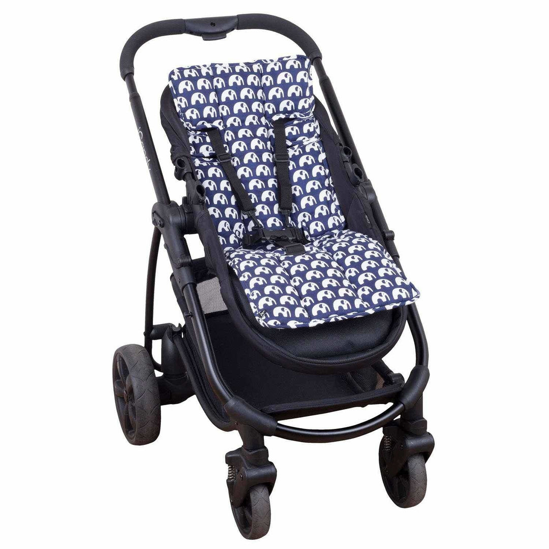 Outlookbaby Pram Liner  Navy Elephants
