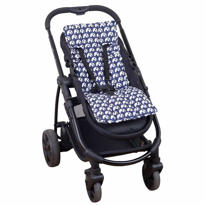 Outlookbaby Pram Liner  Navy Elephants