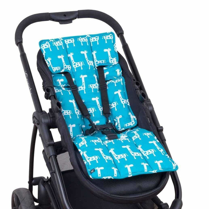 Outlookbaby Pram Liner  Teal Giraffe