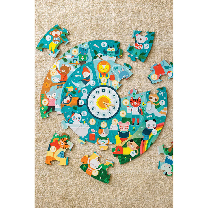 Petit Collage Telling the Time Floor Puzzle