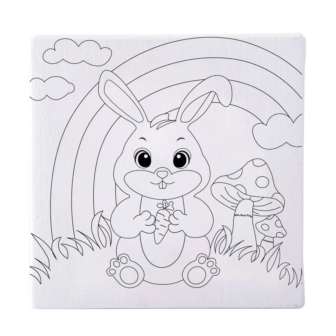 Discovery Zone Canvas Art Set - Chicks & Bunnies Assorted