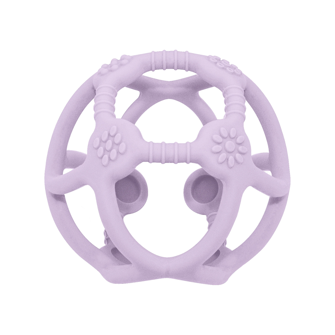 Playground Silicone Teething Ball-Light Purple