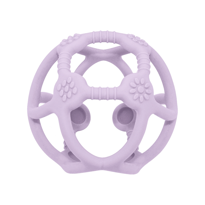 Playground Silicone Teething Ball-Light Purple
