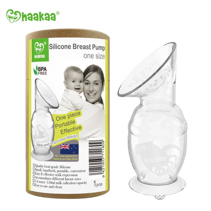Haakaa Generation 2 150ml Silicone Breast Pump with Suction Base