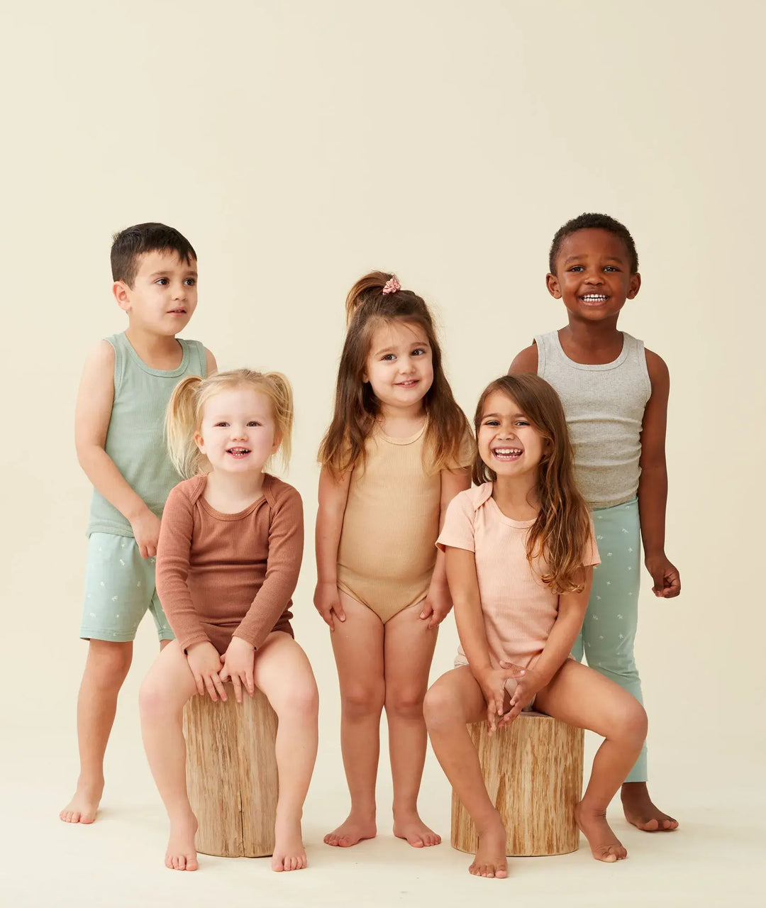 ergoPouch Long Sleeve Bodysuit-Wheat