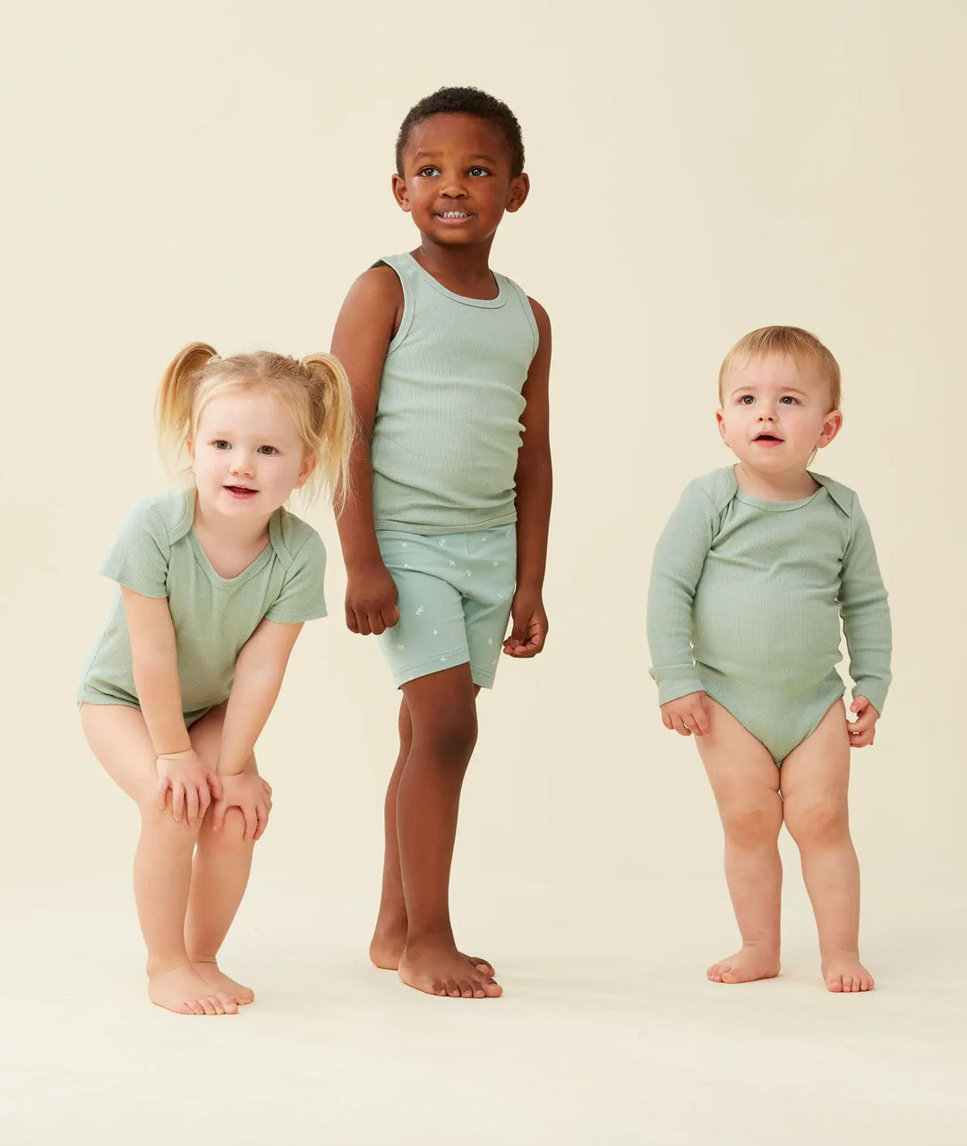 ergoPouch Long Sleeve Bodysuit-Sage