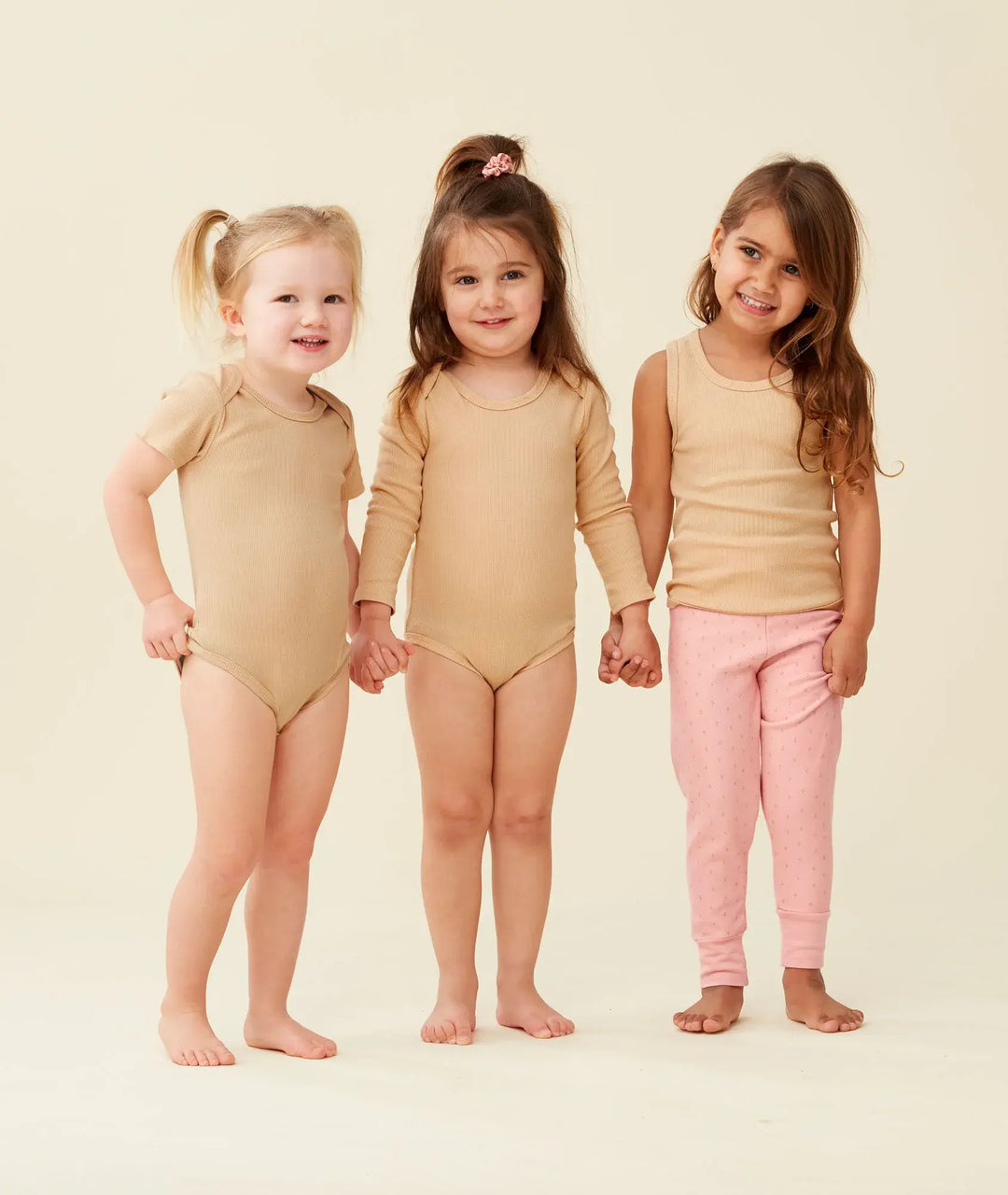 ergoPouch Long Sleeve Bodysuit-Wheat