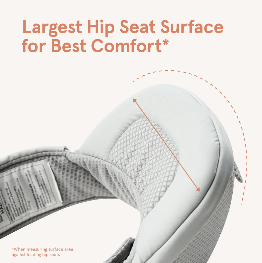 ERGOBABY ALTA HIP SEAT BABY CARRIER - PEARL GREY