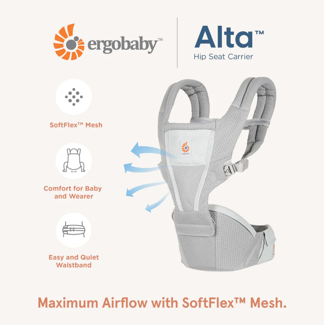 ERGOBABY ALTA HIP SEAT BABY CARRIER - MIDNIGHT BLUE