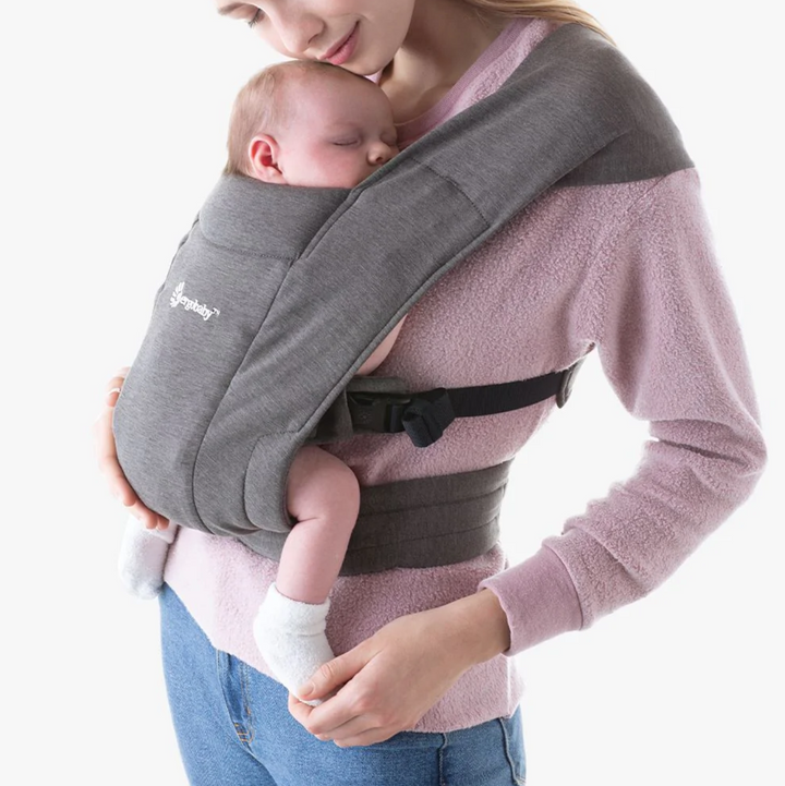 Ergobaby Embrace Newborn Carrier-Heather Grey