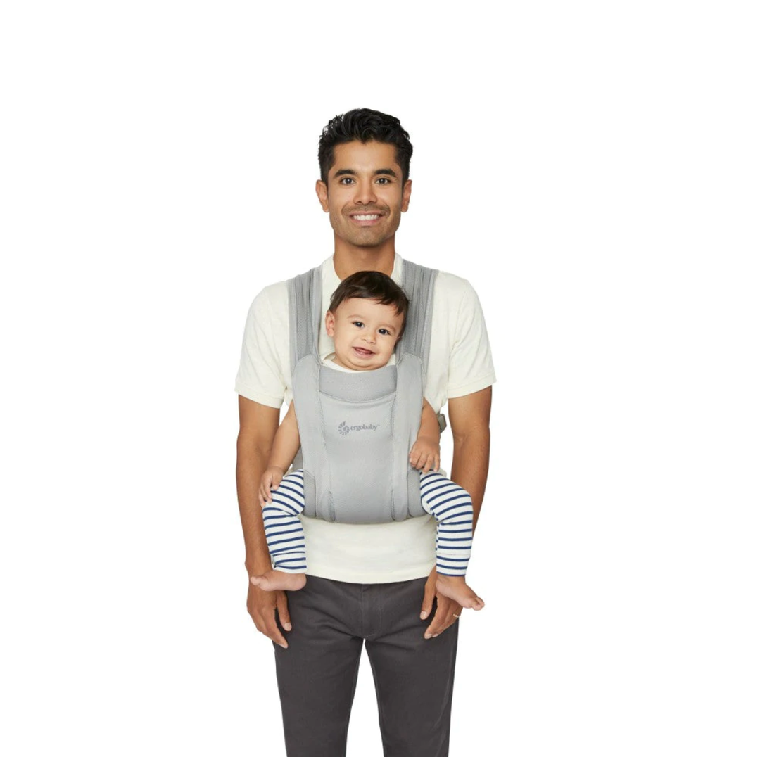 Ergobaby Embrace Soft Air Mesh Carrier - Soft Grey