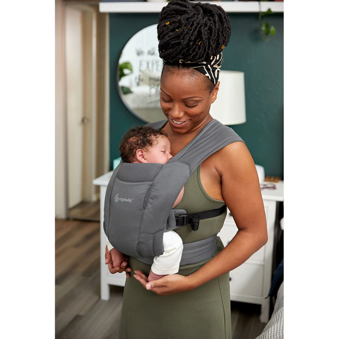 Ergobaby Embrace Soft Air Mesh Carrier - Washed Black