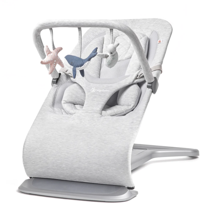 ERGOBABY EVOLVE 3 IN 1 BOUNCER - LIGHT GREY