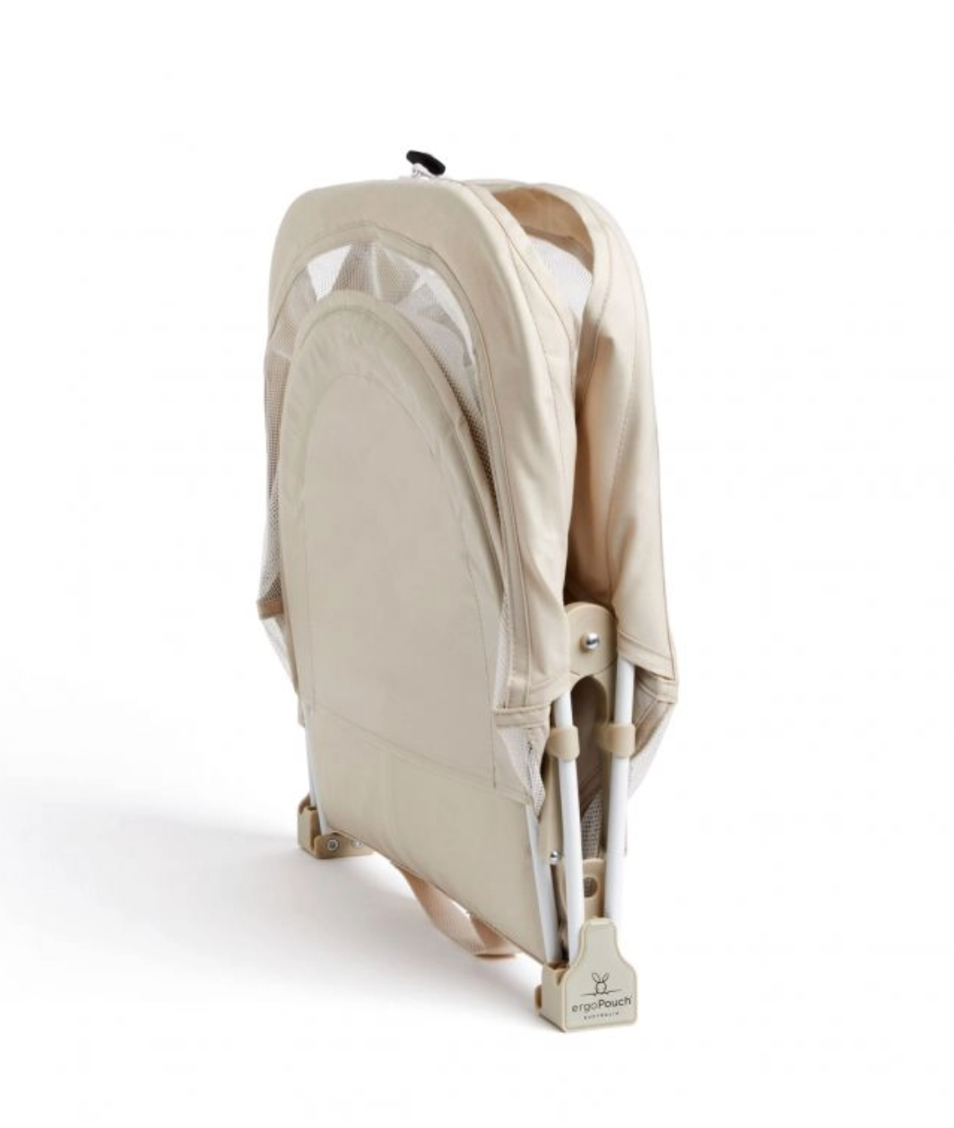 ergoPouch Portable Bassinet / Ecru with Mattress-Net and Backpack