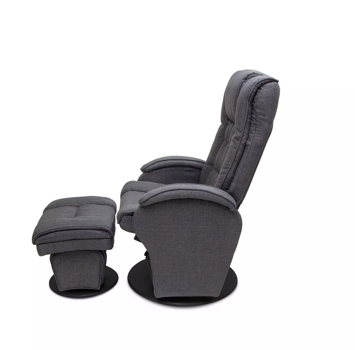 Valco Baby Eurobell Glider And Ottoman Oyster Grey(N9945)
