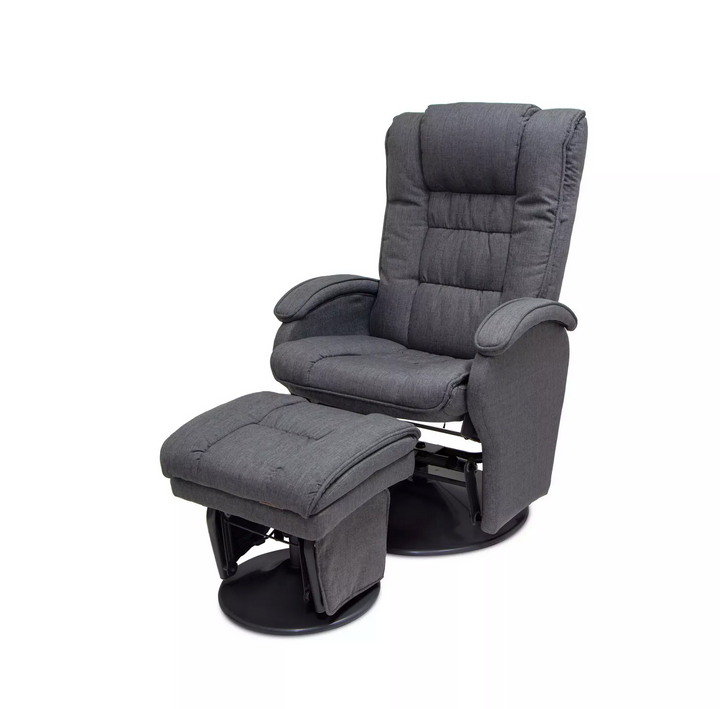 Valco Baby Eurobell Glider And Ottoman Oyster Grey(N9945)