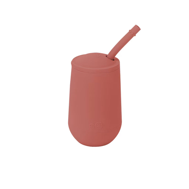 EZPZ HAPPY CUP+STRAW SYSTEM SIENNA