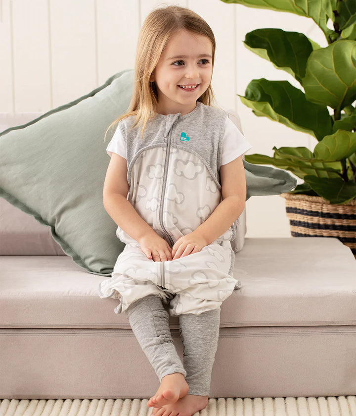 Organic Sleep Suit 0.2 TOG - Grey Daydream