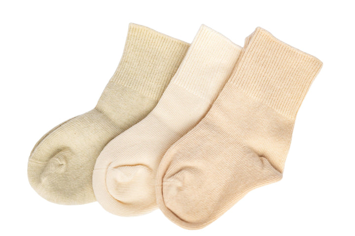 Fibre For Good Organic Cotton Ribbed Baby Socks (3 Pack)