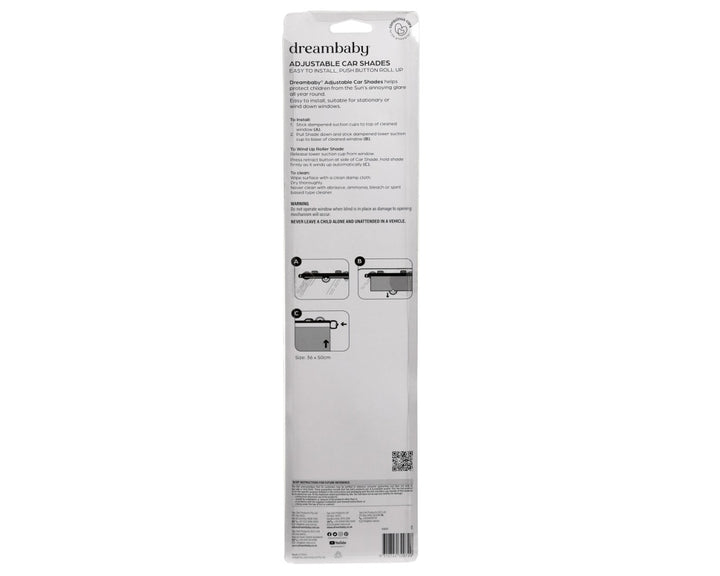 Dreambaby ADJUSTABLE CAR SHADE 2PK(F2072)