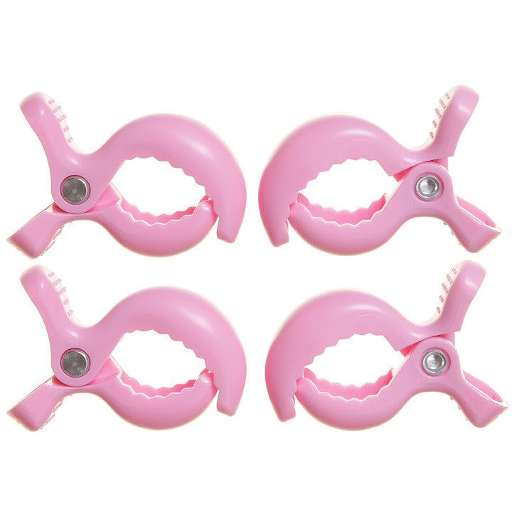 Dreambaby STROLLER CLIPS 4PK - PINK(F2213)