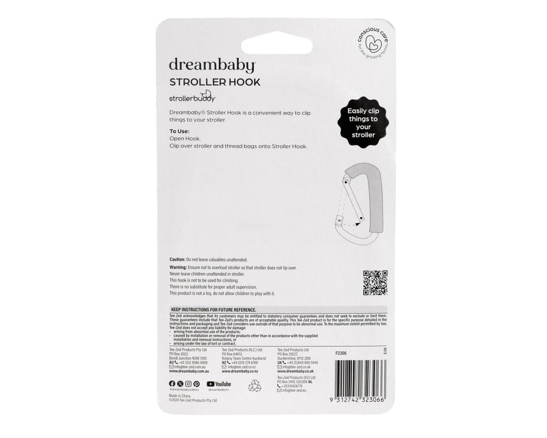 Dreambaby Stroller hook(long foam) (F2306)