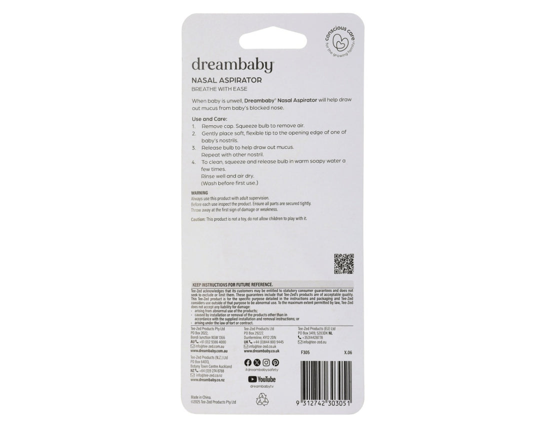 Dreambaby NASAL ASPIRATOR(F305)