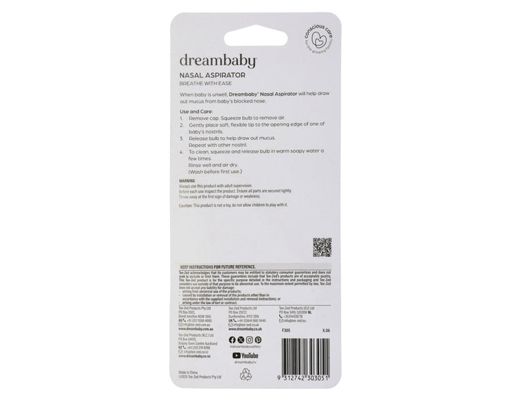 Dreambaby NASAL ASPIRATOR(F305)