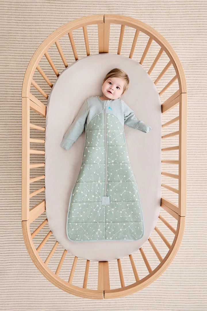 Sleep Bag 2.5T Quilted Stretch Cotton Stellar Olive