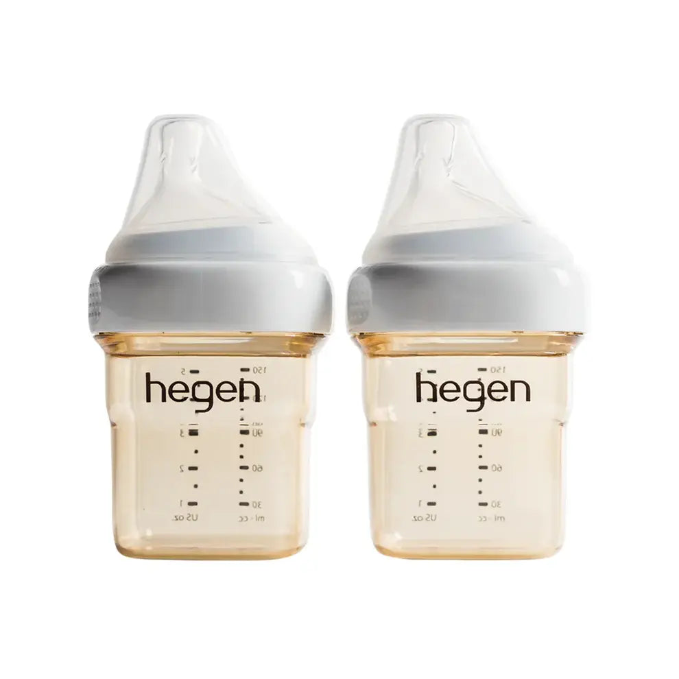 Hegen PCTO™ 150ml/5oz Feeding Bottle PPSU (2-pack) with 2 x Slow Flow Teat (0 to 3 Months)