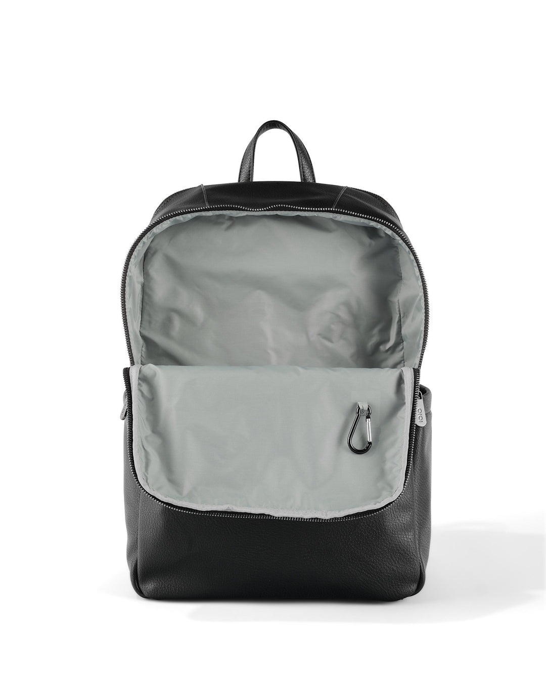 OiOi Multitasker Nappy Backpack - Black Vegan Leather