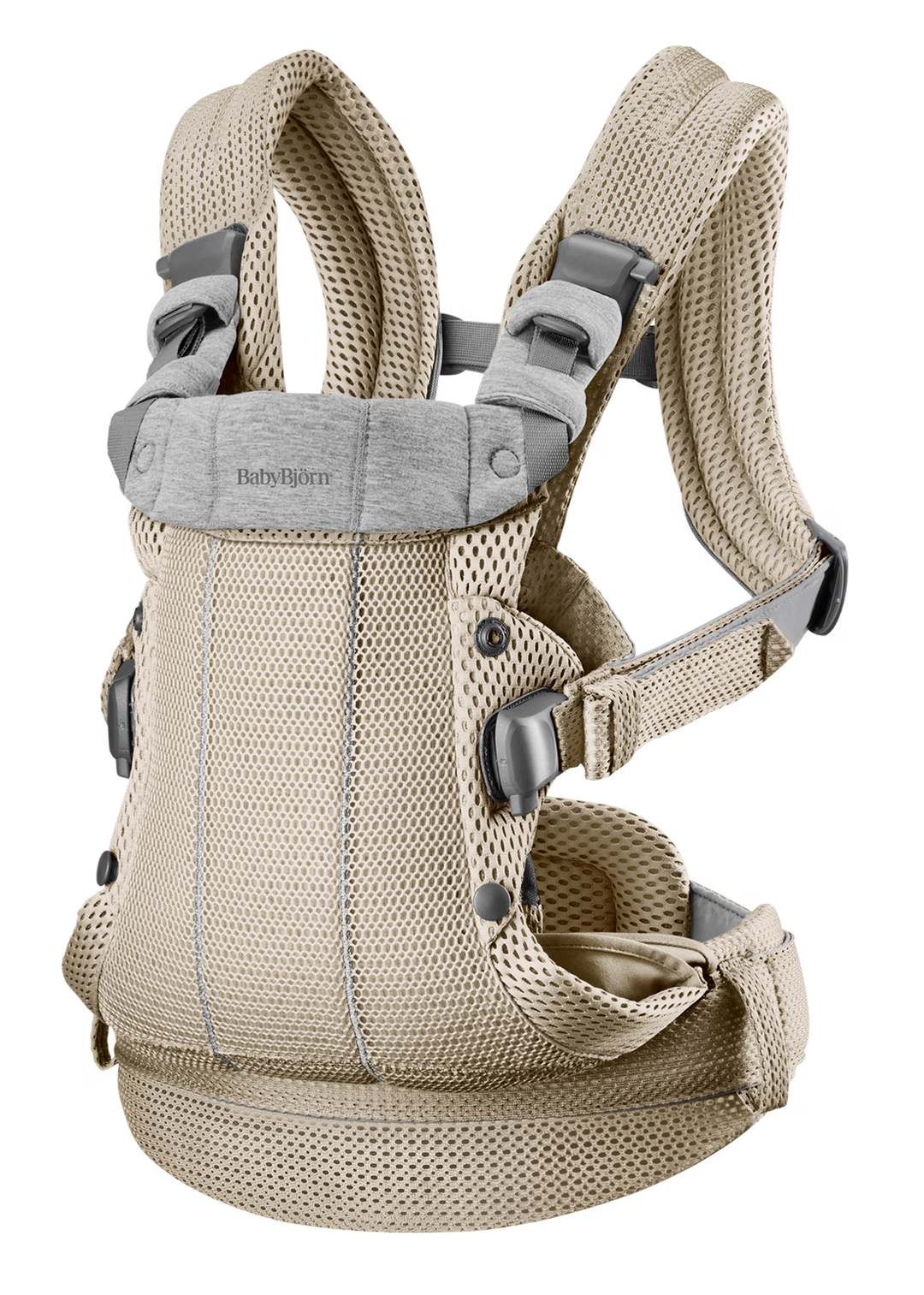 BabyBjorn Baby Carrier Harmony - 3D Mesh, Grey Beige