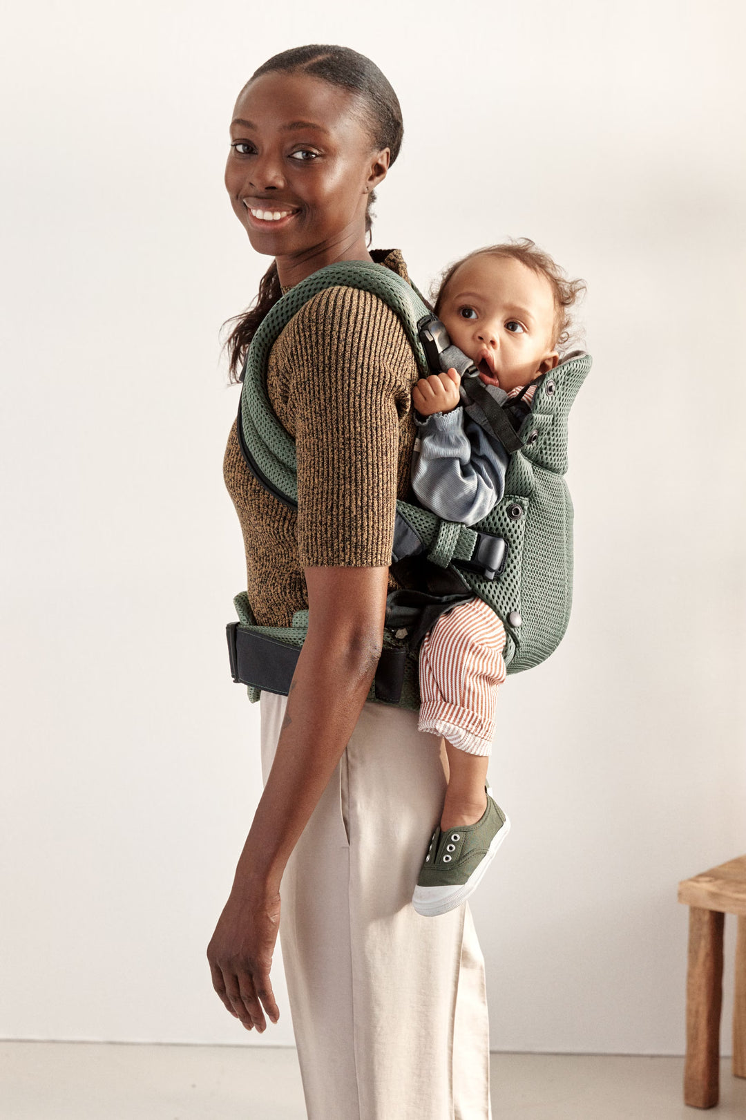 BabyBjorn Baby Carrier Harmony - 3D Mesh, Dark Green
