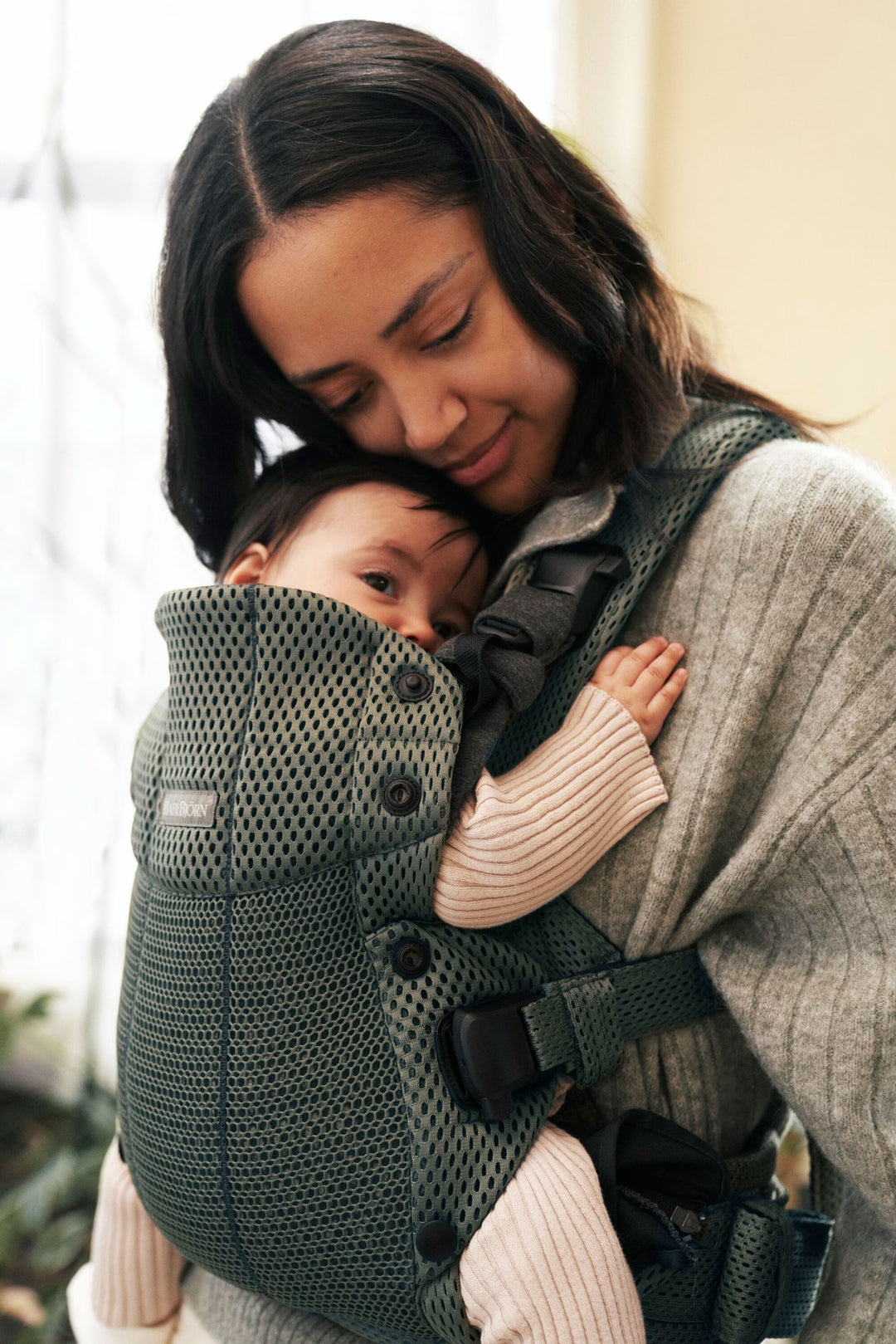BabyBjorn Baby Carrier Harmony - 3D Mesh, Dark Green