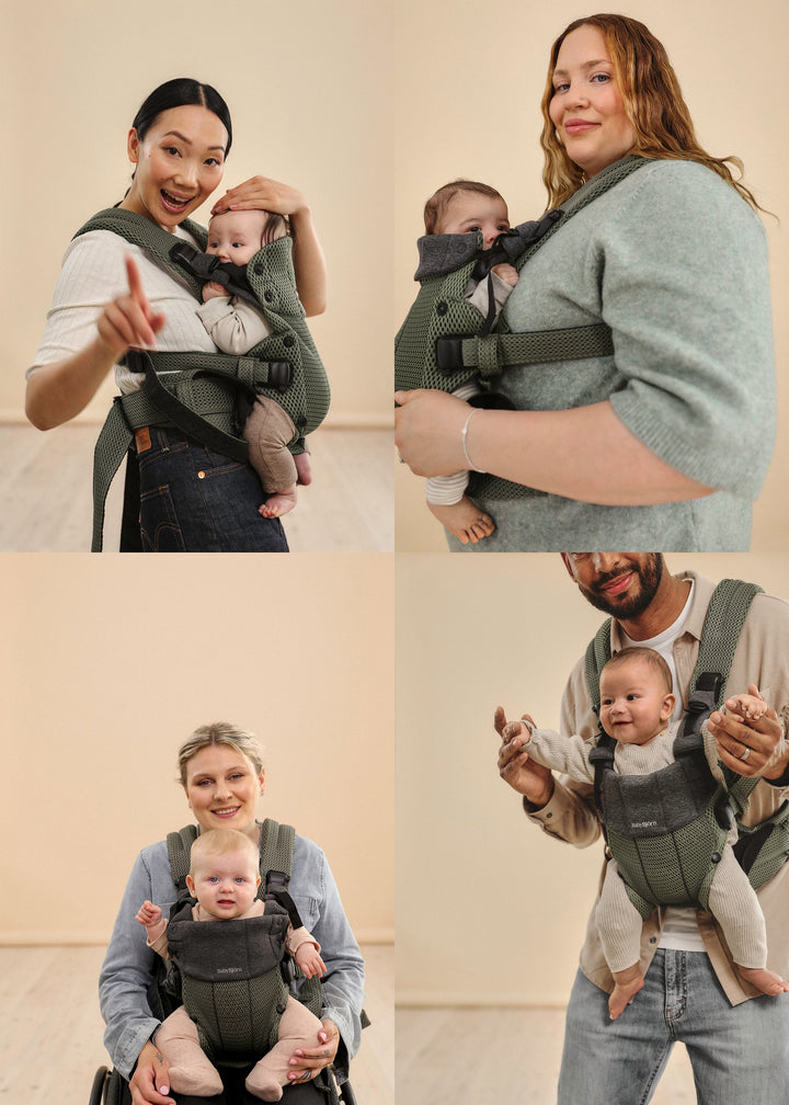BabyBjorn Baby Carrier Harmony - 3D Mesh, Grey Beige