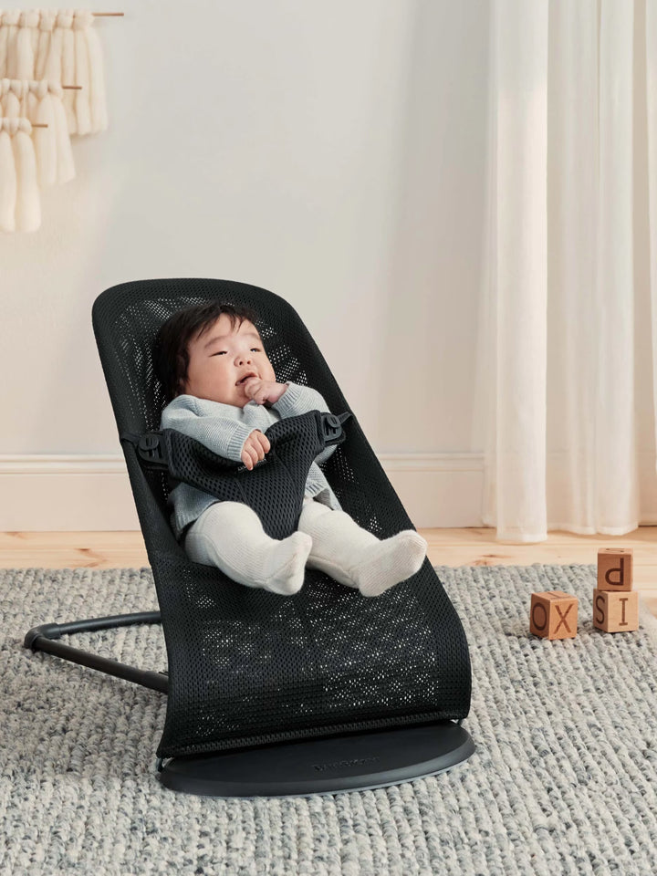 BabyBjorn Bouncer Bliss - Mesh, Black