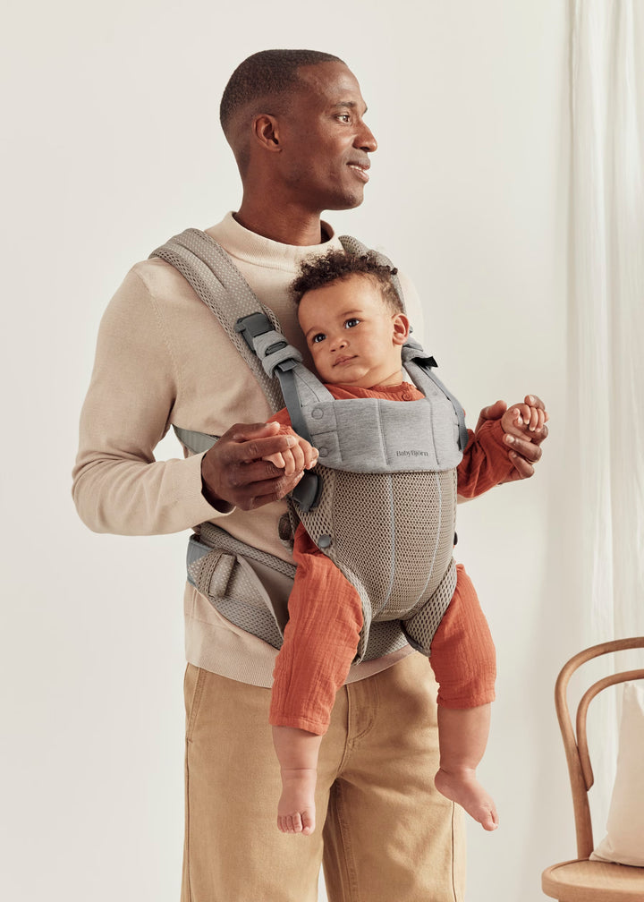 BabyBjorn Baby Carrier Harmony - 3D Mesh, Grey Beige