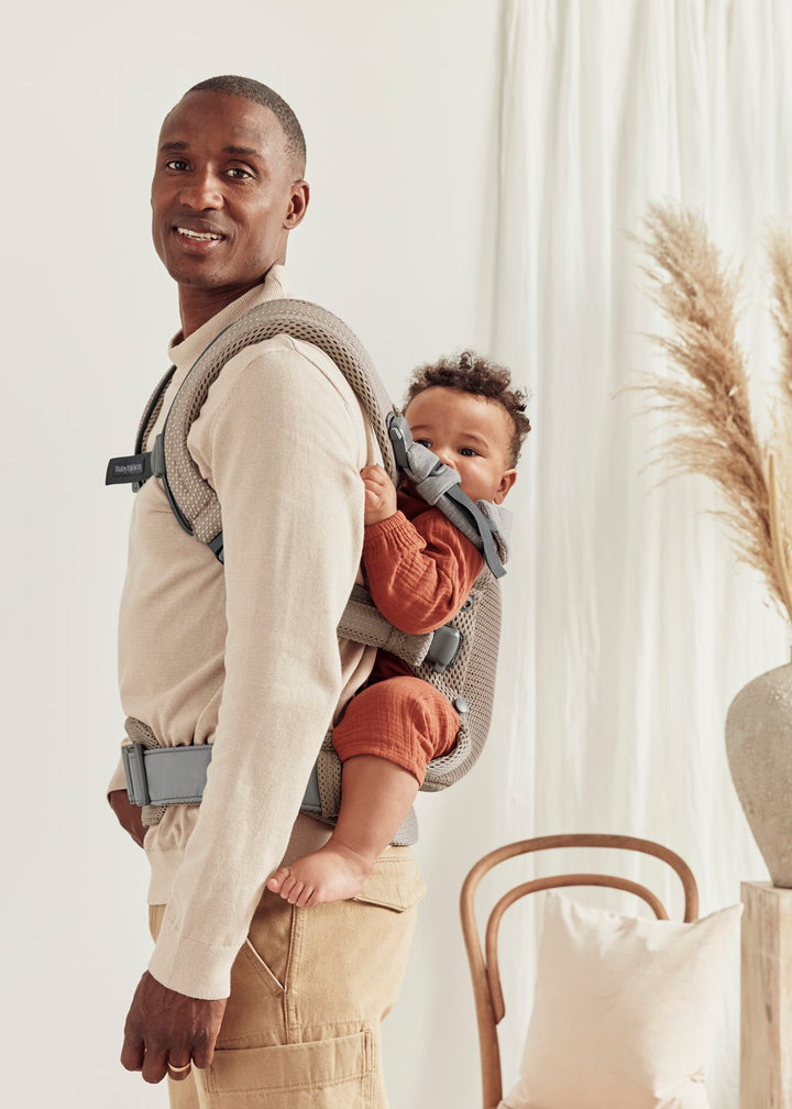BabyBjorn Baby Carrier Harmony - 3D Mesh, Grey Beige