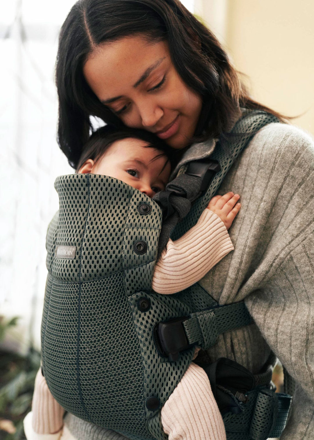 BabyBjorn Baby Carrier Harmony - 3D Mesh, Dark Green