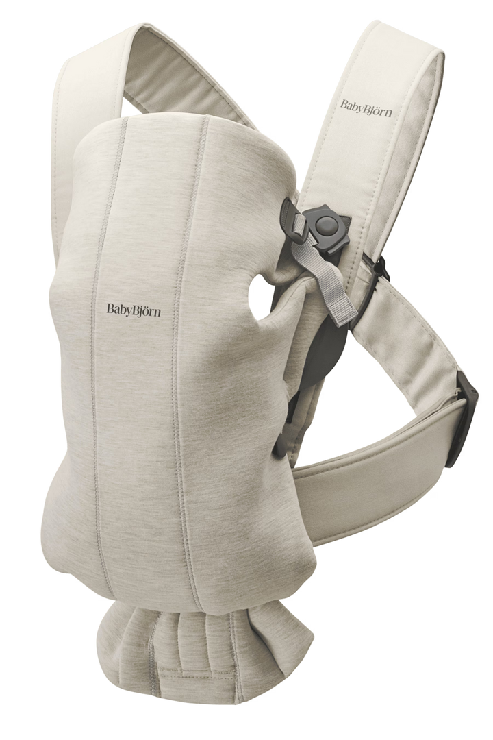 BabyBjorn Baby Carrier Mini - 3D Jersey, Light beige