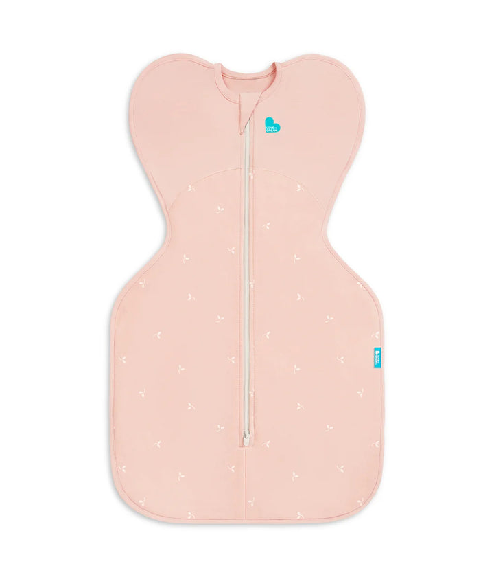 Swaddle Up 1.5Tog Cotton Fleece - Blush Twigs