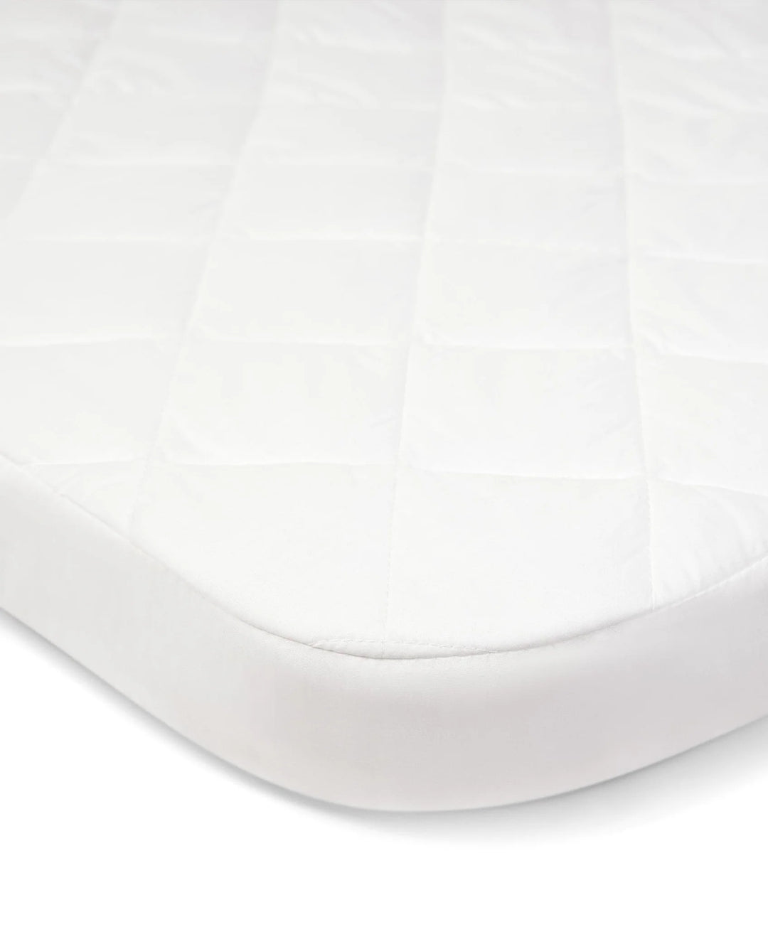 Mamas and Papas Lua Bedside Crib Mattress Protector - White