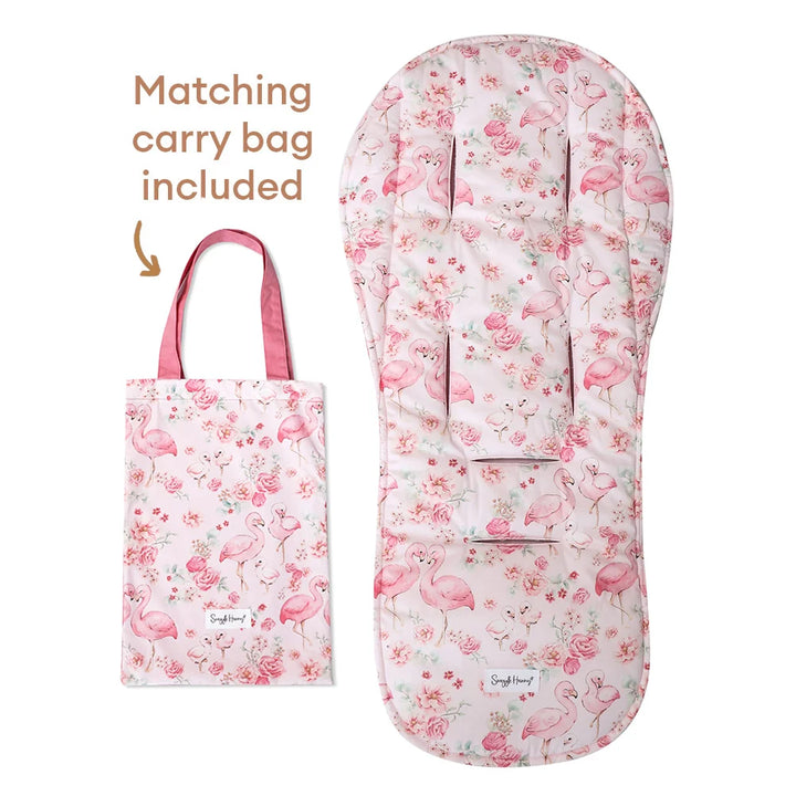Snuggle Hunny Universal Organic Pram Liner - Flamingos