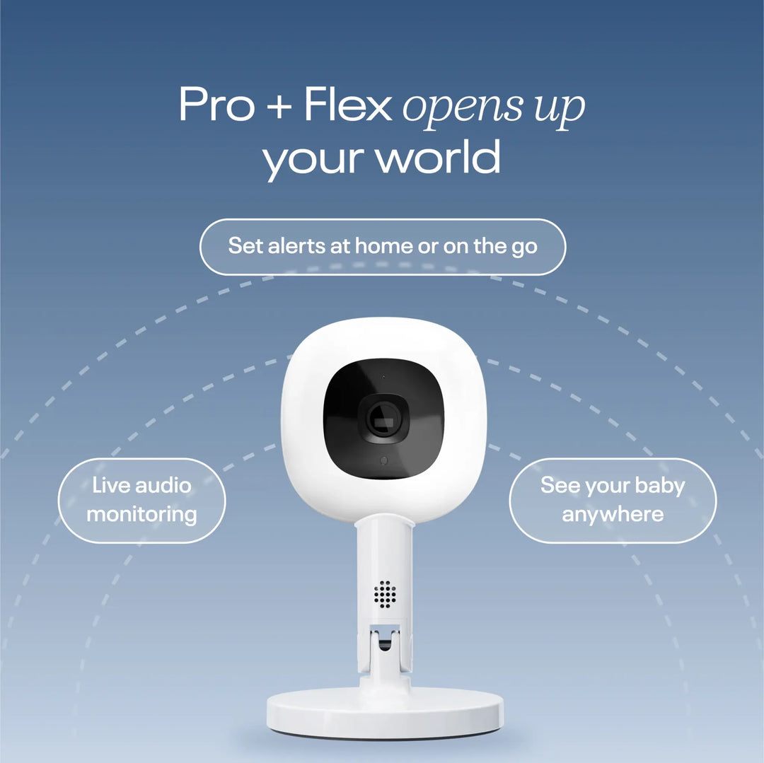 Nanit Pro Baby Monitor Flex Stand Duo
