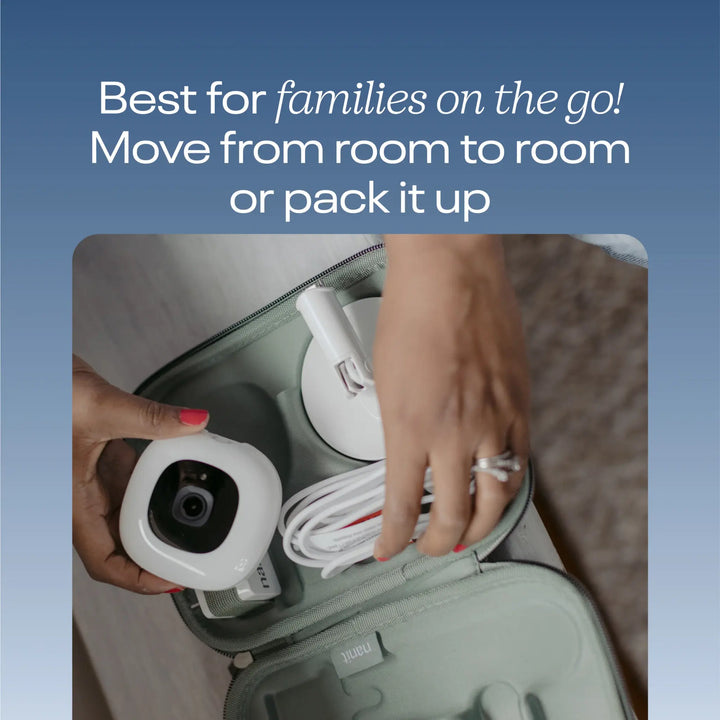 Nanit Pro Baby Monitor Flex Stand Duo